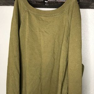 olive green sweater